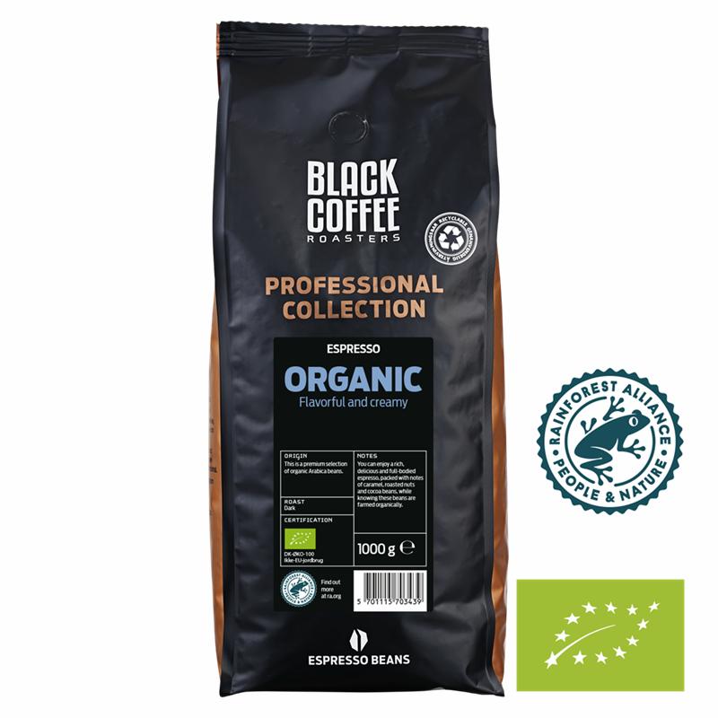 Black Coffee Roasters Organic RFA Espresso Hele Bønner